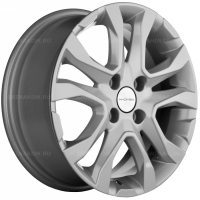 Фото товара - 6*15 4*100 ET50 60,1 Khomen Wheels KHW1503 F-Silver (Vesta). Вариант №1