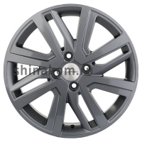 Фото товара - 6*16 4*100 ET46 54,1 Khomen Wheels KHW1609 Gray (Rio II/Solaris II). Вариант №1