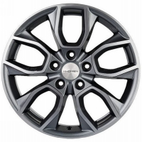 Фото товара - 7*17 5*114,3 ET45 67,1 Khomen Wheels KHW1713 Gray-FP (CX-5/i40/X-Trail). Вариант №1