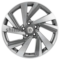 Фото товара - 7,5*18 5*112 ET43 57,1 Khomen Wheels KHW1801 Gray-FP. Вариант №1
