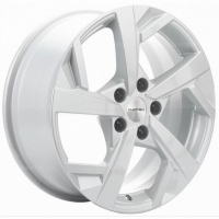 Фото товара - 7*17 5*112 ET46 66,6 Khomen Wheels KHW1712 F-Silver (A4). Вариант №1