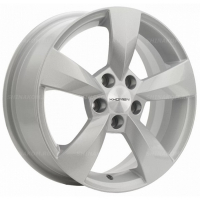 Фото товара - 6*15 5*100 ET38 57,1 Khomen Wheels KHW1504 F-Silver (Rapid). Вариант №1