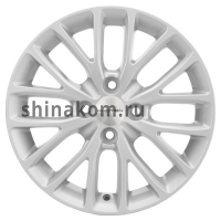 Фото товара - 6*15 4*100 ET40 60,1 Khomen Wheels KHW1506 F-Silver (Logan). Вариант №1