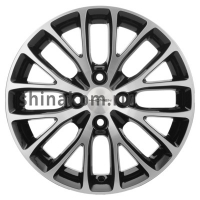 Фото товара - 6*15 4*100 ET50 60,1 Khomen Wheels KHW1506 Black-FP (Vesta). Вариант №1