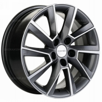 Фото товара - 6*15 5*100 ET38 57,1 Khomen Wheels KHW1507 Gray-FP. Вариант №1
