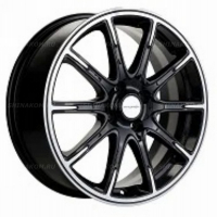 Фото товара - 6,5*17 4*100 ET41 60,1 Khomen Wheels KHW1707 Black-FP (XRay). Вариант №1