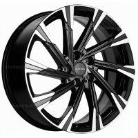 Фото товара - 7,5*19 5*114,3 ET49,5 67,1 Khomen Wheels KHW1901 Black-FP (Soul/Seltos/Sonata). Вариант №1