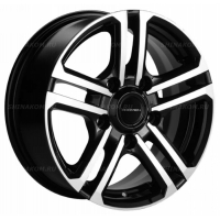 Фото товара - 6,5*16 5*139,7 ET35 98,5 Khomen Wheels KHW1602 Black-FP. Вариант №1