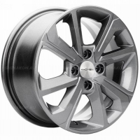 Фото товара - 6*15 4*100 ET50 60,1 Khomen Wheels KHW1501 Gray (Vesta). Вариант №1