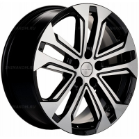 Фото товара - 7*18 5*108 ET45 60,1 Khomen Wheels KHW1803 Black-FP (Chery Tiggo 3/Tiggo 3 Pro). Вариант №1