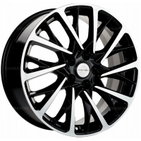 Фото товара - 7,5*18 5*108 ET45 65,1 Khomen Wheels KHW1804 Black-FP (DFM AX7/580/Evolute i-Pro). Вариант №1