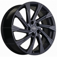 Фото товара - 7,5*19 5*108 ET36 65,1 Khomen Wheels KHW1901 Black Matt (Exeed VX/TXL/LX). Вариант №1