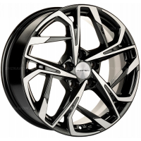 Фото товара - 7*17 5*108 ET40 54,1 Khomen Wheels KHW1716 Black-FP. Вариант №1
