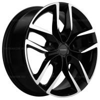 Фото товара - 6,5*17 5*114,3 ET37 66,5 Khomen Wheels KHW1708 Black-FP (Jolion). Вариант №1