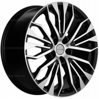 Фото товара - 8,5*20 5*108 ET46 63,4 Khomen Wheels KHW2009 Black-FP (Tugella). Вариант №1