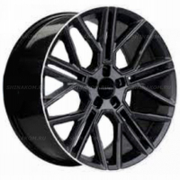Фото товара - 9,5*21 5*120 ET49 72,6 Khomen Wheels KHW2101 Black Matt MR (RRover). Вариант №1