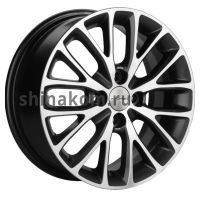 Фото товара - 6*15 4*100 ET46 54,1 Khomen Wheels KHW1506 Gray-FP (Rio/Solaris). Вариант №1