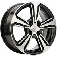 Фото товара - 6*15 4*100 ET46 54,1 Khomen Wheels KHW1502 Black-FP. Вариант №1