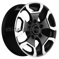 Фото товара - 6,5*17 5*139,7 ET40 98,5 Khomen Wheels KHW1725 Black-FP. Вариант №1