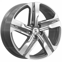Фото товара - 7,5*19 5*114,3 ET50 67,1 Premium Series КР004 Diamond Gloss Graphite. Вариант №1
