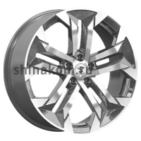 Фото товара - 7,5*19 5*114,3 ET40 64,1 Premium Series КР015 Diamond Gloss Graphite. Вариант №1