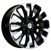 Фото товара - 8*20 6*114,3 ET40 67,1 Khomen Wheels KHW2010 Black-FP. Вариант №1