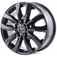 Фото товара - 7*17 5*120 ET55 65,1 MAK Load 5 Gloss Black. Вариант №1