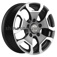Фото товара - 6,5*17 5*139,7 ET40 98,5 Khomen Wheels KHW1725 Gray-FP. Вариант №1