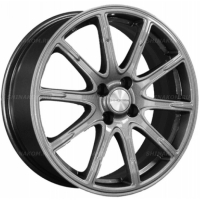 Фото товара - 6,5*17 4*100 ET43 60,1 Khomen Wheels KHW1707 G-Silver (Lada Vesta Cross). Вариант №1