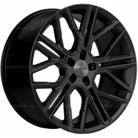 Фото товара - 9,5*21 5*114,3 ET40 64,1 Khomen Wheels KHW2101 Black (Tesla). Вариант №1