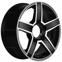 Фото товара - 6,5*16 5*139,7 ET40 98,5 Khomen Wheels KHW1614 Black-FP (Niva 4x4). Вариант №1