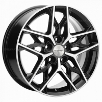 Фото товара - 7*17 5*114,3 ET45 60,1 Khomen Wheels KHW1709 Black (Changan/Geely/Lexus/Toyota). Вариант №1