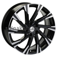 Фото товара - 7,5*19 5*112 ET32 66,6 Khomen Wheels KHW1901 Black-FP (BMW X3/X4). Вариант №1
