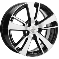Фото товара - 7*17 5*114,3 ET40 66,1 Khomen Wheels KHW1704 Black-FP. Вариант №1