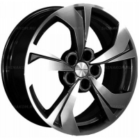 Фото товара - 7*17 5*108 ET33 60,1 Khomen Wheels KHW1724 Black-FP (Exeed LX). Вариант №1