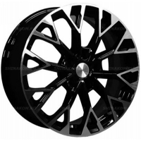 Фото товара - 7*17 5*114,3 ET45 67,1 Khomen Wheels KHW1718 Black-FP (CX-5/i40/Changan CS75FL/Besturn X80). Вариант №1