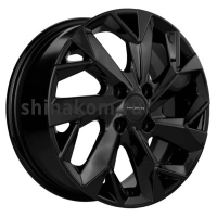 Фото товара - 5,5*14 4*100 ET43 67,1 Khomen Wheels KHW1402 Black. Вариант №1