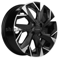 Фото товара - 5,5*14 4*100 ET43 67,1 Khomen Wheels KHW1402 Black-FP. Вариант №1