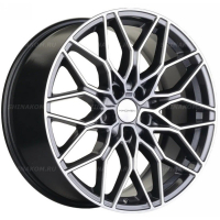 Фото товара - 7*18 5*114,3 ET45 60,1 Khomen Wheels KHW1813 Gray-FP (Changan/Geely/Lexus/Suzuki/Toyota). Вариант №1
