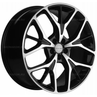 Фото товара - 8*20 5*108 ET46 63,4 Khomen Wheels KHW2012 Black-FP. Вариант №1