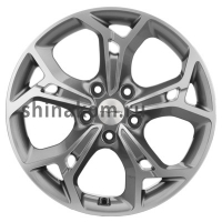Фото товара - 7*17 5*110 ET46 63,3 Khomen Wheels KHW1702 Gray-FP. Вариант №1