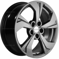 Фото товара - 6,5*17 5*139,7 ET35 98,5 Khomen Wheels KHW1725 Gray. Вариант №1