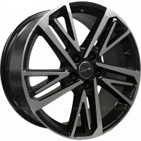 Фото товара - 8*18 5*114,3 ET40 60,1 Khomen Wheels KHW1815 Black-FP (RAV-4). Вариант №1