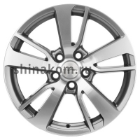 Фото товара - 7*17 5*114,3 ET43,5 67,1 Khomen Wheels KHW1704 Gray-FP. Вариант №1