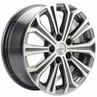 Фото товара - 6,5*16 5*114,3 ET46 67,1 Khomen Wheels KHW1610 Gray-FP (Mitsubishi). Вариант №1