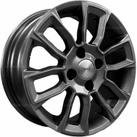 Фото товара - 5,5*14 4*98 ET35 58,5 Khomen Wheels KHW1406 Gray. Вариант №1