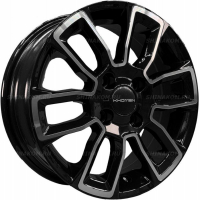 Фото товара - 5,5*14 4*100 ET43 60,1 Khomen Wheels KHW1406 Black-FP. Вариант №1