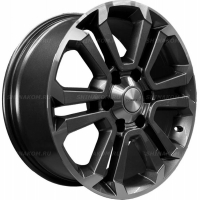 Фото товара - 7,5*18 6*114,3 ET38 67,1 Khomen Wheels KHW1817 Gray-FP. Вариант №1