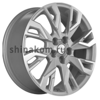 Фото товара - 7*18 5*112 ET43 57,1 Khomen Wheels KHW1809 F-Silver-FP (Kodiaq/Tiguan). Вариант №1