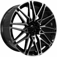 Фото товара - 10*21 5*112 ET35 66,5 Hengde 5063 Black Machined Face. Вариант №1